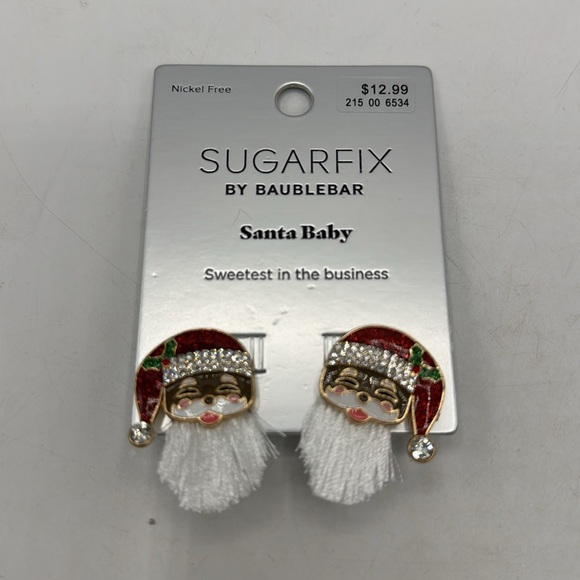 SUGARFIX by BaubleBar Santa Baby Statement Earrings - Picture 6 of 7